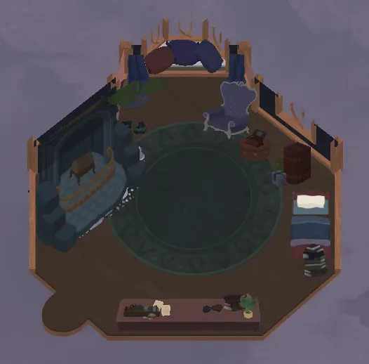 Mapa de Quarto da Dália