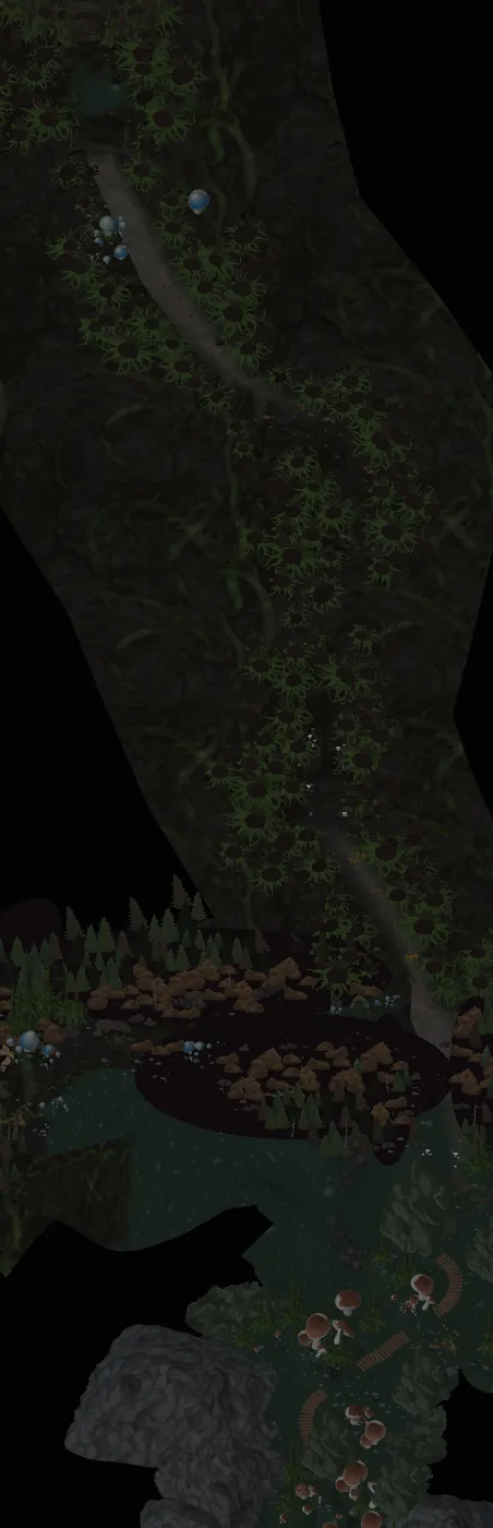 Map of Nocturne Forest (deep woods)