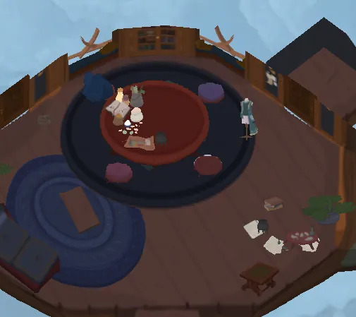 Mapa de Cocina de la residencia