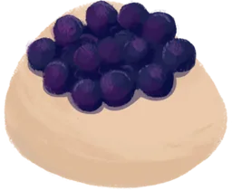 Masa de arándanos