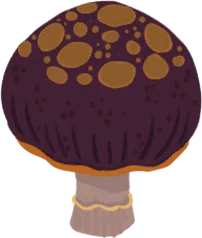 Vergoldeter Pilz