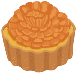 Tarta de caléndula
